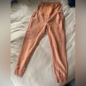 Mandala maternity jogger scrub pants XS